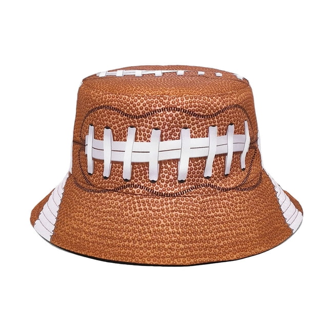 Funny American Football Bucket Hat Summer Unisex Reversible Print Bucket Hat