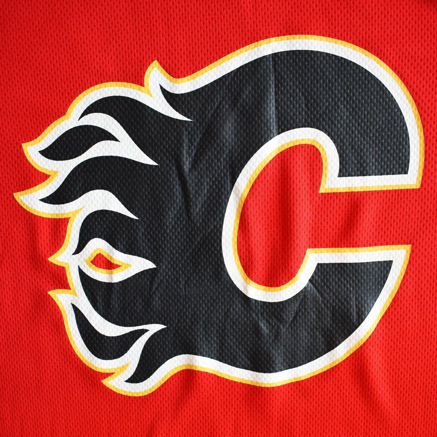 Men's NHL Calgary Flames Long Sleeve Jersey