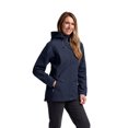 thumbnail image 4 of Trespass Womens Waterproof Jacket with Hood Flourish Navy in Size - 20, 4 of 6