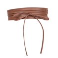 thumbnail image 3 of Ceinture de Taille Grand Flexible en Cuir PU Mode Durable pour Robe Portefeuille Fille Robe d'Été Chandail, 3 of 9