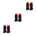 thumbnail image 1 of maskred Prevent Foot Injuries On Any Adventure With 5 Toe Cut Resistant Socks Grey Is Black spot red bindi 3Set, 1 of 6