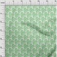 thumbnail image 3 of oneOone Rayon Sea Green Fabric Asian Block Sewing Craft Projects Fabric Prints By Yard 56 Inch Wide, 3 of 4
