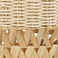 thumbnail image 2 of Hometrends Panier rond bicolore en papier et jacinthe d'eau, 2 of 5