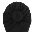 thumbnail image 2 of Turban Noué Uni pour Bébé Fille Garçon, Couvre-Chef, Chapeau Enveloppant, Bonnet Infroissable, 2 of 8