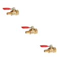 thumbnail image 4 of mmirethe Various Type Ball Valve Threaded Brass Ball Valve 16mm 8mm Red 3Set, 4 of 6