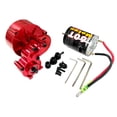 thumbnail image 1 of Xingzhi Transmission 60T Motor Metal Gear Box Set For 1/10 Axial SCX10 Improved Red 1Set, 1 of 6