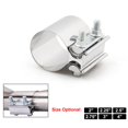 thumbnail image 4 of Lefu Adjustable Stainless Steel DIY Exhaust Muffler Connector Sleeve Clamp, 4 of 5