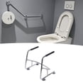 thumbnail image 4 of Toilet Safety Frame, Toilet Safety Rails Prevent Slip Stainless Steel  for Elderly Seniors, 4 of 7