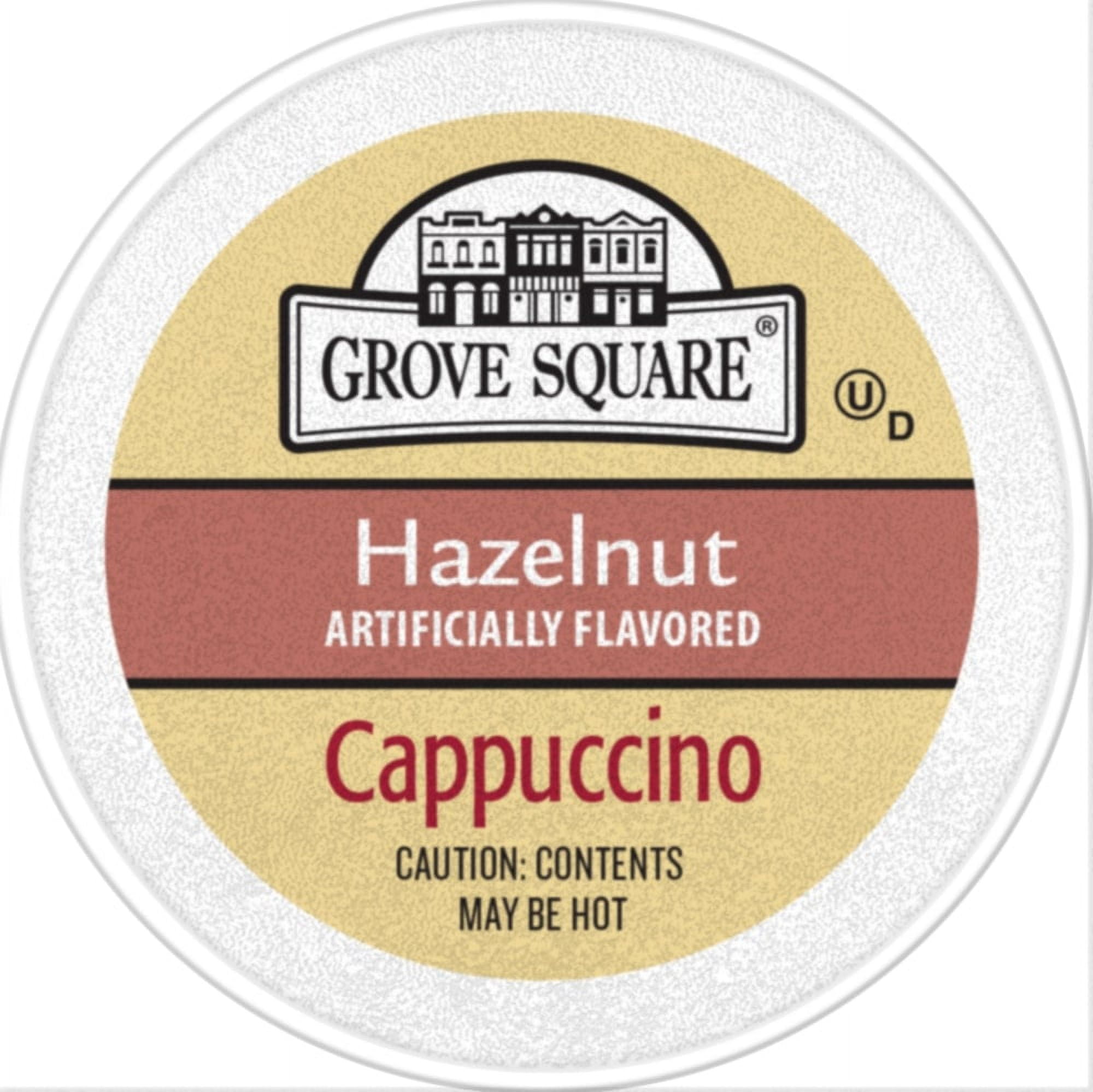 Grove Square Cappuccino, Hazelnut, 24 Single Serve Cups