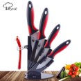 thumbnail image 1 of Ceramic Knives Set with Holder,3" 4" 5" 6" Chef Knife Paring Slicing Kitchen Knife Set with Sheaths and Peeler,Healthy Stain Resistant Non-Rust,with Soft-Grip Handle, 1 of 7