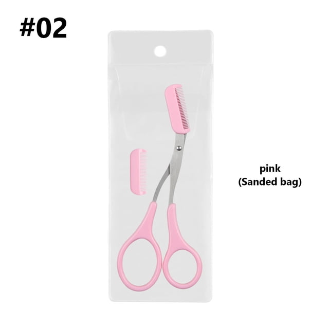 Reduce Price! WSBDENLK Eyebrow Trimmers Scissor 2024 New Eyebrow Scissors With Comb Precision Eyebrow Trimming Scissors Non-Slip Eyebrow Cutter Hair Removal Eyebrow Scissors
