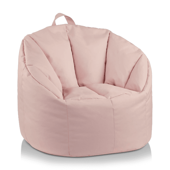 Bouclair Pouf Poire en Toile Rose
