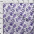 thumbnail image 3 of oneOone Tissu Georgette Viscose Violet Texture Florale Matériel de Robe Tissu Imprimé Tissu au Mètre 42 Pouces de Large, 3 of 4