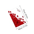 thumbnail image 4 of Iumwxz Rideaux Saint-Valentin Rideaux Saint-Valentin Rideau de Douche Lumières Baignoire avec Rideaux Sans Odeur Salle de Bain Ensemble Trois Pièces, Incluant Crochets Rideaux Occultants Rouge, 4 of 9