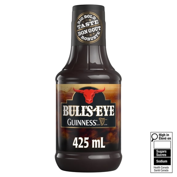 Bull's-Eye Guinness Draught Beer Blend BBQ Sauce, 425mL