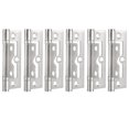 thumbnail image 1 of 6PCS Stainless Steel Hinge Mute Door Window Flat Open Hinge Furniture Hardware Accessories, 1 of 14