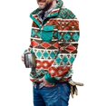 thumbnail image 3 of Men‘s Winter Fleece Pullover Sweatshirt Jacket Button Collar Warm Sweater Coat, 3 of 6