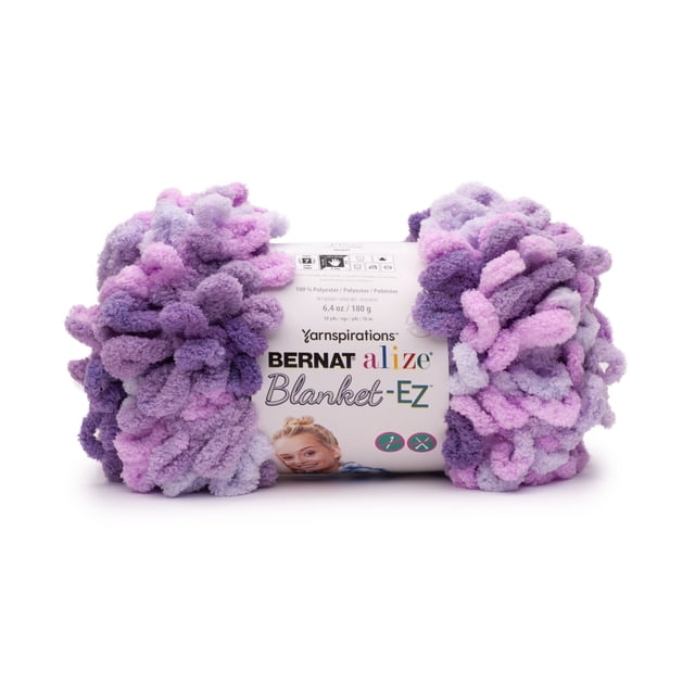 Bernat® Alize Blanket™ #7 Jumbo Polyester Yarn, Gray Plum 6.4oz/180g 18 Yards