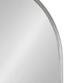 thumbnail image 3 of Kate and Laurel Caskill Modern Glam Arched Wall Mirror, 24 x 36, Silver, Decorative Framed Mirror for Wall Display with Slim Frame and Modern Arch Shape, 3 of 8