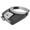 thumbnail image 4 of LED Head Mount Glasses Magnifier Battery Powered Magnifying Glass for Reading RepairingGray, 4 of 14