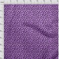 thumbnail image 4 of oneOone Cotton Jersey Purple Fabric Geometric Triangle With Chevron Sewing Craft Projects Fabric Prints By Yard 58 Inch Wide, 4 of 4