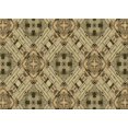 thumbnail image 1 of Ahgly Company Tapis Rectangulaire Lavable en Machine Rouge Brun, 2 Pieds x 5 Pieds, 1 of 7