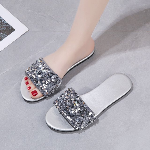 CAICJ98 Platform Sandals Womens Wedge Espadrilles Platform Cross Strap Ankle Buckle Open Toe Slingback Summer Sandals,Silver