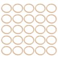 thumbnail image 1 of KAKOWELY 100PCS DIY Jewelry Accessories Embossing Jump Ring Delicate Embossing Ring Single Twisted Lines Loop Ring Buckle Ring Jewelry Connecting Ring for Jewelry Making (KC Golden), 1 of 5