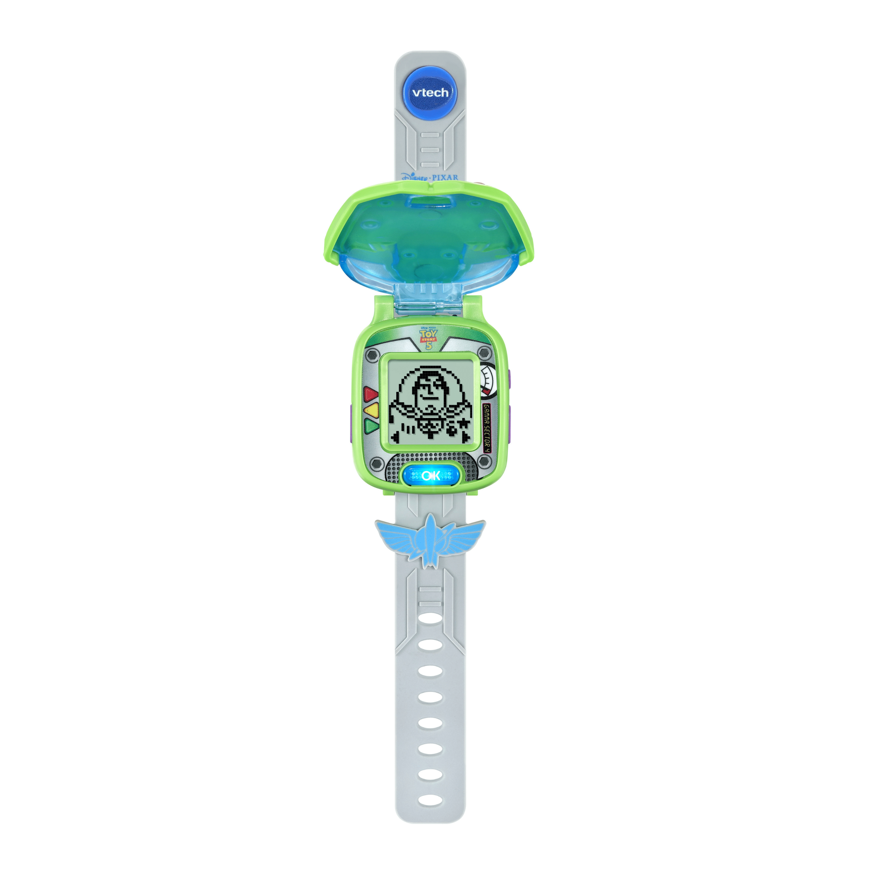 VTech Toy Story 5 La montre jeu éducative de Buzz Disney/Pixar avec mots en espagnol pour les enfants - Version anglaise, 3+ Ans