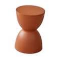 thumbnail image 2 of Lipstore Tabouret Rond pour les Pieds Tabouret Moderne pour Changer de Chaussures pour Chambre de Bébé Salon Salle de Jeux Brun Rouge, 2 of 8