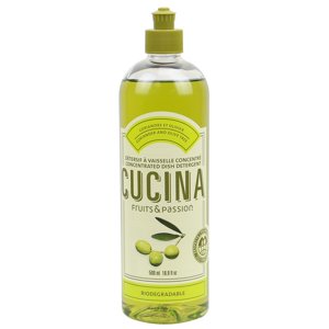 Fruits & Passion Cucina Coriander et olivier Biodégradable Concentré de savon liquide Détergent 16.9 Ounces