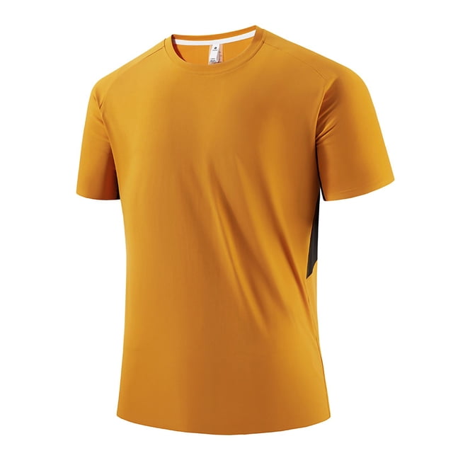 Plebaso Big and Tall Workout Mens T Shirts Short Sleeve Quick Dry Athletic Tee Tops Activewear for Running