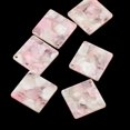 thumbnail image 3 of Milaget 10pcs Colorful Loose Beads Geometric Acetate Acrylic DIY Jewelry Crafts Pink, 3 of 9
