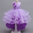 thumbnail image 3 of Nouvelle Robe de Princesse d'Été pour Sentier, Robe de Spectacle de Garçon aux Fleurs, Robe d'Hôte de Spectacle de Piano, Robe de Performance, Décalcomanie à Paillettes, Robe de Soirée Mode pour 3-12 Ans, 3 of 7