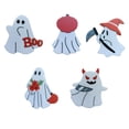 thumbnail image 4 of kurtrusly White Affordable Ghosts Enamel Pin Modern Minimalist Brooche Delicate Intricate Enamel Pin Punk D 1Set, 4 of 6