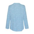 thumbnail image 5 of Fridja Chemise Femme Courte Mini Robe à Manches 3/4 Imprimé Couleur Patchwork, 5 of 5