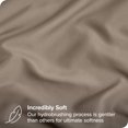 thumbnail image 4 of Bare Home Pillowcase Set - Envelope Closure - Premium 1800 Collection - Double Brushed - Ultra Soft - Queen Size, Taupe, 2 Count, 4 of 6