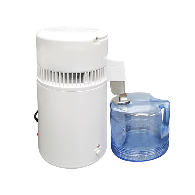 Distilled Water Maker, 1 Gallon Water Distiller, 10.75 X 10.75 X 15.35", 4L Home Countertop Water Distiller Machine, Table Desktop Water Distill Distilling Purifier Purification Filter