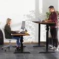 thumbnail image 3 of Costway 48" Electric Sit to Stand Desk Adjustable Workstation w/ Keyboard Tray, 3 of 10