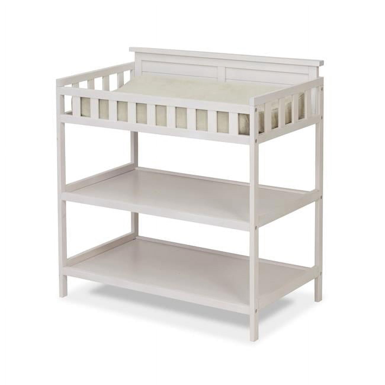 Sorelle Furniture 60-WW Farmhouse Table de Toilette, Blanc Vieilli