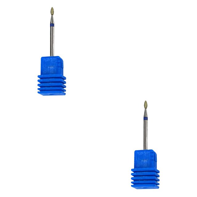 maskred Nail Art Drill Ceramic Bit File Polish Cuticle Clean Manicure Too No.08 2Set
