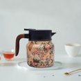 thumbnail image 3 of EGNMCR Coffee Pot And Tea Separation Thermal Insulation Pot Indoor Home Office Thermal Insulation Pot Pattern Exquisite Braised Teapot 800ml A teapot, 3 of 5