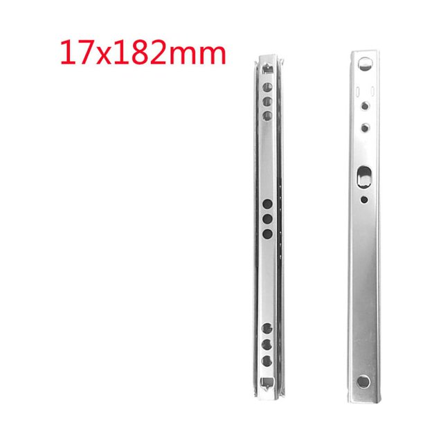 Fridja New Drawer Runners Groove Ball Bearing 17mm All Sizes