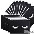 thumbnail image 2 of 50 Count Lash Bags Eyelash Makeup Bags with Zipper Adorable 20x15cm Black, 2 of 9