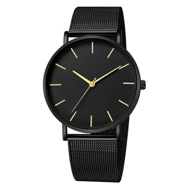 Men Fashion Watches Clocks Watches Stainless Steel Casual Dresses Wrist Crystals