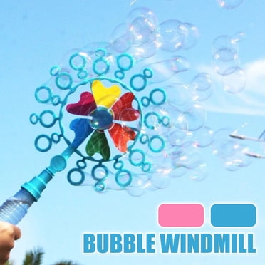 Jouet Machine à Bulles Moulin à Vent Machine à Bulles Soufflant des Bulles Jouets pour Enfants Jouets Amusants d'Extérieur Cadeau d'Anniversaire pour Enfants