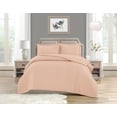 thumbnail image 1 of Swift Home Dot Clip Textured Duvet Cover Set, Soft All Season Bedding with Zipper Closure, King, Pink, 1 of 5