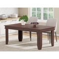 thumbnail image 3 of 63" Rectangular Dining Table with Scratch-Resistant Laminate Top, Sturdy Kitchen Table for 6 with Adjustable Leveling Feet, Easy Assembly，Chair not included, 3 of 8