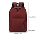 thumbnail image 3 of Backpack Large Capacity Adjustable Strap Solid Color Simplicity Outdoor Nylon Travel Bag, 3 of 7