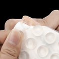 thumbnail image 4 of Cheers 100pcs Transparent Silicone Feet Semicircle Bumper Door Buffer Self-Adhesive Pad, 4 of 7